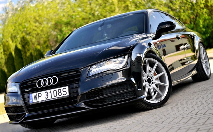 Audi A7 cena 85500 przebieg: 298590, rok produkcji 2012 z Płock małe 781